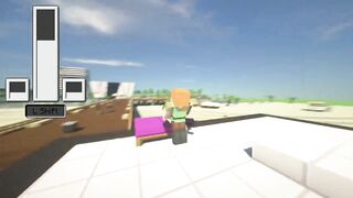 minecraft Jenny | pier city rooftop sex overlooking the beach