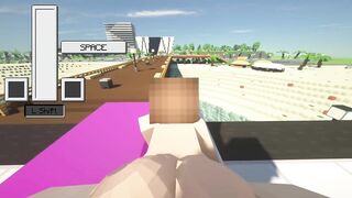 minecraft Jenny | pier city rooftop sex overlooking the beach