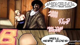 True Dick pt. 2 - BBC Sheriff Interrogating Mexican Prostitute  - Uncensored Voiced Comic cartoon