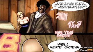 True Dick pt. 2 - BBC Sheriff Interrogating Mexican Prostitute  - Uncensored Voiced Comic cartoon