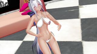 【MMD】Haku-sans - Suspicion【R-18】