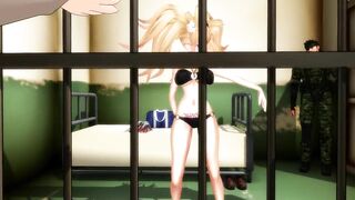 【MMD】Arrest bad bear【R-18】