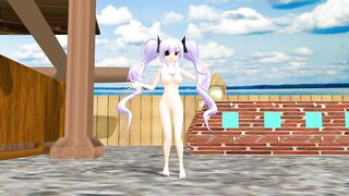 【MMD】Yagyu Nyanpaia - Gymnastics Senran Kagura【R-18】