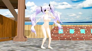 【MMD】Yagyu Nyanpaia - Gymnastics Senran Kagura【R-18】