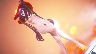 0424 -【R18-MMD-4K】Genshin Impact 原神 Mona - Happy Halloween