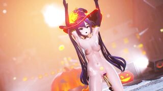 0424 -【R18-MMD-4K】Genshin Impact 原神 Mona - Happy Halloween