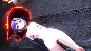 0424 -【R18-MMD-4K】Genshin Impact 原神 Mona - Happy Halloween