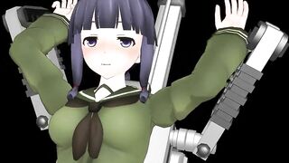 【SEX TOY-MMD】Gagaga Kitakami - Sex machine【R-18】