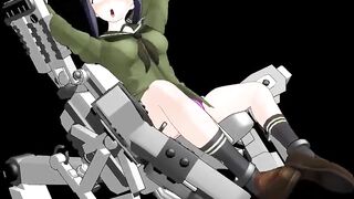 【SEX TOY-MMD】Gagaga Kitakami - Sex machine【R-18】