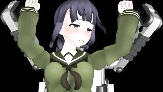 【SEX TOY-MMD】Gagaga Kitakami - Sex machine【R-18】