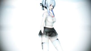 【MMD】Unfinished version of comparative water model Kogamine【R-18】