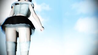 【MMD】Unfinished version of comparative water model Kogamine【R-18】