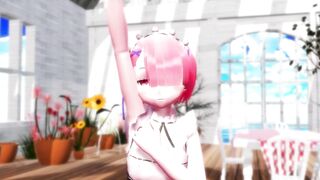 【MMD】Rem & Rum - Melancholic 【R-18】