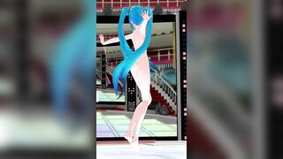 【MMD】Hatsune Miku - Midsummer letter rainbow (Phone camera)(X-ray) 【R-18】