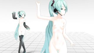 【MMD】Tsumi Mikus - Paradise Jodo【R-18】