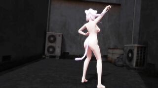 【MMD】ABKH Pink Cat【1080p 60fps】【R-18】