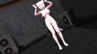 【MMD】ABKH Pink Cat【1080p 60fps】【R-18】