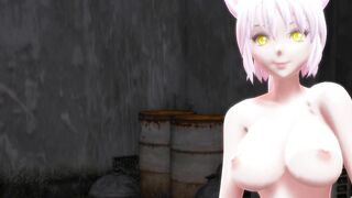 【MMD】ABKH Pink Cat【1080p 60fps】【R-18】