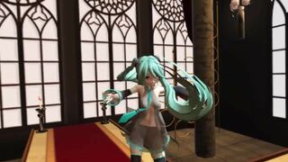 【MMD】Miku - World is mine【R-18】