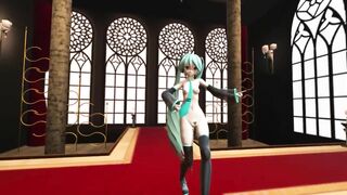 【MMD】Miku - World is mine【R-18】