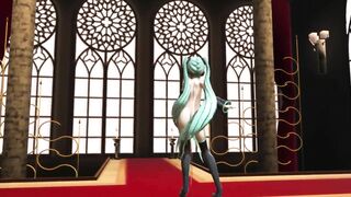 【MMD】Miku - World is mine【R-18】