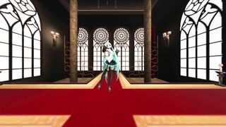 【MMD】Miku - World is mine【R-18】