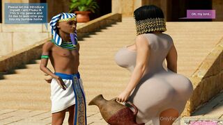 Pharaoh Can't Resist Horny MILF Begging For His Big Cock