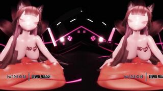 Azur Lane - Amagi Pussygrind & Cowgirl [MMD VR R18]