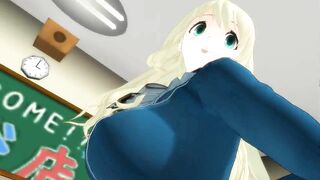 【SEX-MMD】Futanari atago - Sweet Magic【R-18】