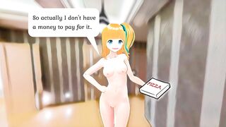 Anime Girl does not have enough Money and she has to Pay with her Mouth | Hentai Anime Stories