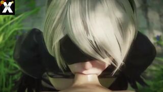 [RFF#99] HENTAI 2B BLOWJOB