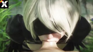 [RFF#99] HENTAI 2B BLOWJOB