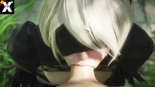 [RFF#99] HENTAI 2B BLOWJOB