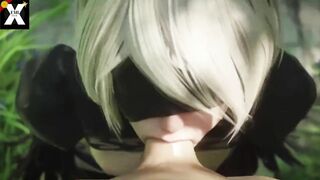 [RFF#99] HENTAI 2B BLOWJOB