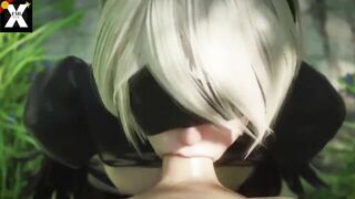 [RFF#99] HENTAI 2B BLOWJOB