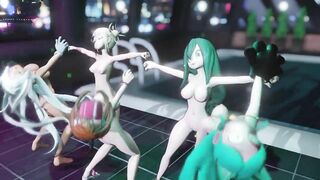 Mmd R18 Toga Mirko Tsuyu Ochaco Ragdoll Slut Angel Bitch will Drain your Balls 3d Hentai Sex Dance