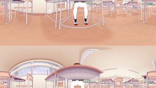 VR 360 Video Anime Doumyoji Cocoa Standing Position