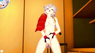 3D HENTAI TEST VIDEO (Tomoe Gozen Masturbation)