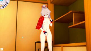 3D HENTAI TEST VIDEO (Tomoe Gozen Masturbation)