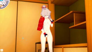 3D HENTAI TEST VIDEO (Tomoe Gozen Masturbation)