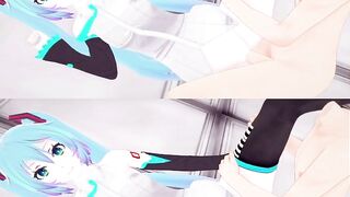 VR 360 Video Anime Hatsune Miku Side Position