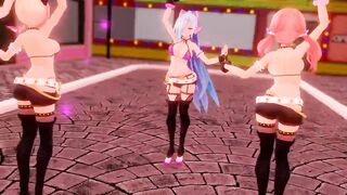 R15 Cute Candy Girls with Sexy Move 3d Hentai