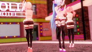 R15 Cute Candy Girls with Sexy Move 3d Hentai