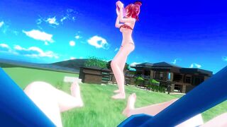 (Sound) MMD Giantess Growth - Pool Remix