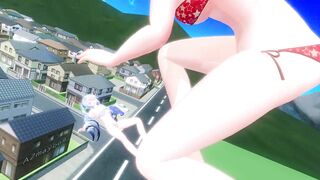 (Sound) MMD Giantess Growth - Pool Remix