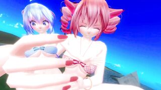 (Sound) MMD Giantess Growth - Pool Remix