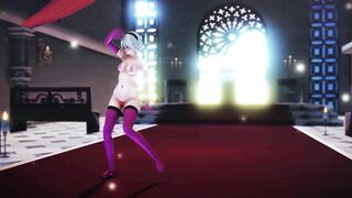 Hentai Mmd - [a]ddiction - 2B NUDE Version (leviathan)