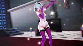 Hentai Mmd - [a]ddiction - 2B NUDE Version (leviathan)