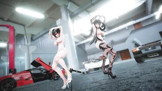 Mmd R18 among us Girl - Weiss Schnee and Ruby Rose Workout 3d Hentai