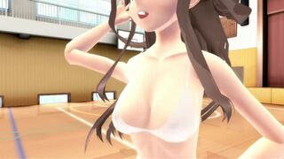 【MMD】I love Kiss Me at the gym【R-18】